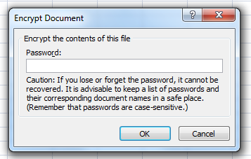 password protect dialog box in excel